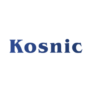 Logo de la marque Kosnic, fabricant de solutions d’éclairage LED innovantes et écologiques, distribuée par Connectiled, spécialiste en éclairage LED.